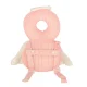 Baby Head Protection Pillow Backpack for Walking, Angel, Pink/White