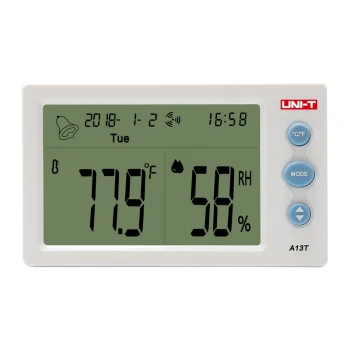 Uni-T A13T Temperature and Humidity Meter, White