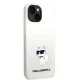 Karl Lagerfeld Silicone Choupette MagSafe Case for iPhone 14 Plus, White
