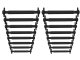 Silicone Elastic Shoelaces without Binding, 16 pcs