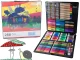 Art set for kids in carry case, 288 pieces