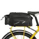 Wozinsky Bicycle Bike Pannier Bag Rear Trunk Bag with Shoulder Strap 9L black