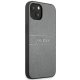 Guess iPhone 13 mini vāciņš Saffiano Strap Pelēks