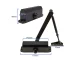 Door Closer for Exterior and Interior Doors up to 68kg Black