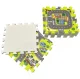 Children’s foam puzzle play mat city with streets, 9 pieces, multicolor