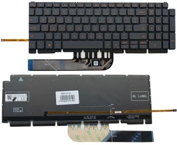 Keyboard for DELL G15 5510 with Backlight, US, Black