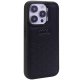 Audi iPhone 15 Pro Case GT Synthetic Leather, Black