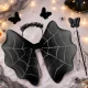 Kids Halloween Costume Set: Skirt, Wings, Wand, and Headband