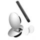 Baseus Full-view Blind-spot Mirror 2x Round Extra Rear Mirror, Black