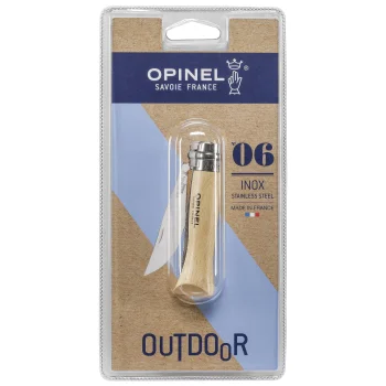 Opinel No. 06 Stainless Steel Pocket Knife, 7 cm
