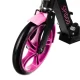 Kruzzel Spidoo 00025628 Foldable Kids City Scooter, Black/Pink