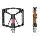 Rockbros K307PT Aluminum Platform Bicycle Pedals - Black
