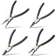 Bigstren 00022159 Circlip Pliers Set, 4 pcs, Black