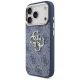 Guess 4G Big 4G Classic Logo Phone Case Cover iPhone 17 Pro - Blue and Gold