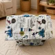 Pet House Bed for Dogs and Cats with Removable Mat, Marine Pattern