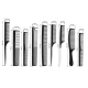 Carbon N-20 Antistatic Hairdressing Comb Set