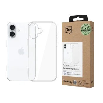 3Mk Protection Clear Case Eco for Apple iPhone 16 Plus, Transparent