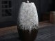 Ceramic Waterfall Incense Burner with 10 Cones, grey