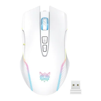 Onikuma CW905W Wireless Gaming Mouse, White