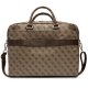 Guess 4G Printed Stripes bag for a 16" laptop - brown