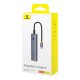Baseus UltraJoy Series 5-in-1 USB-C Hub HDMI, USB 3.0, PD, RJ45, Grey