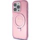 Guess Ring Stand Script Glitter MagSafe Case for iPhone 15 Pro Max - Pink