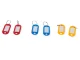 Key Tags with Labels, Set of 100 Pieces