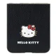 Hello Kitty Samsung Galaxy Z Flip 5 Case Metal Logo Kitty Head, Black