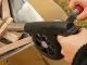 Manual Hand Crank Blower for BBQ and Campfire, Black