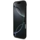 Guess Grained Big 4G & Classic Logo Case for iPhone Air - Black