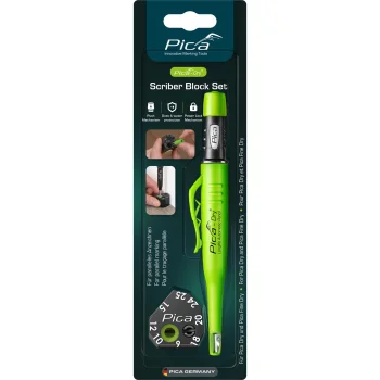 Pica Dry Scriber Block Marking Aid Set with Marker, 30801, Green
