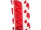 Dog Dental Chew Toy for Teeth Cleaning and Treat Dispensing, Red