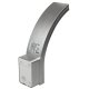 Maclean MCE343 S LED Facade Lamp, 10W, 800lm, IP54, Silver