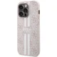 Guess 4G Printed Stripes MagSafe case for iPhone 15 Pro Max - pink