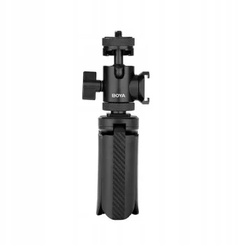 Desktop Tripod for Microphone and Camera BOYA Desktop Stand 01 1/4", Black