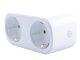 Smart Double WiFi Socket with Timer, 16A, White