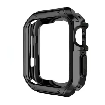 Apsauginis laikrodžio dėklas Apple Watch 42 mm (Series 10) Soft Strong, juodas