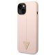 Guess Silicone Triangle Case for iPhone 14 Pink