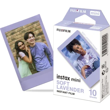 Fujifilm Instax Mini Film Soft Lavender Frame Instant Film (10 pc.)