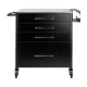 Tattoo Workstation Cart Pro Ink 702, Black