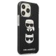 Karl Lagerfeld Karl&Choupette Head Case for iPhone 13 / 13 Pro - Black