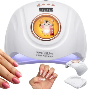 Powerful 268W UV LED Nail Lamp Dryer for Gel Polish with 57 LEDs