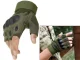 Fingerless Tactical Gloves, Size XL, Khaki