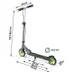 Ricokids Kodi Kids Scooter, Grey-Green