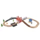 Kruzzel 00022646 Wooden Train Track Set with Accessories (37 pieces, 3.2m)
