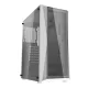Darkflash DK352 Plus PC Case + 4 ARGB Fans, Black and White