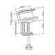 Maclean MC-808 Desk Mount for Power Strip, White