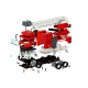Large Take-Apart Fire Truck Toy with Lights, Sounds & Ladder