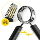 4Fizjo Spring Collars for 30 mm Barbell, 2 pcs, Black/Silver