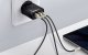Baseus Compact 2xUSB + Type C Portable Wall Charger Adapter 30W, Black